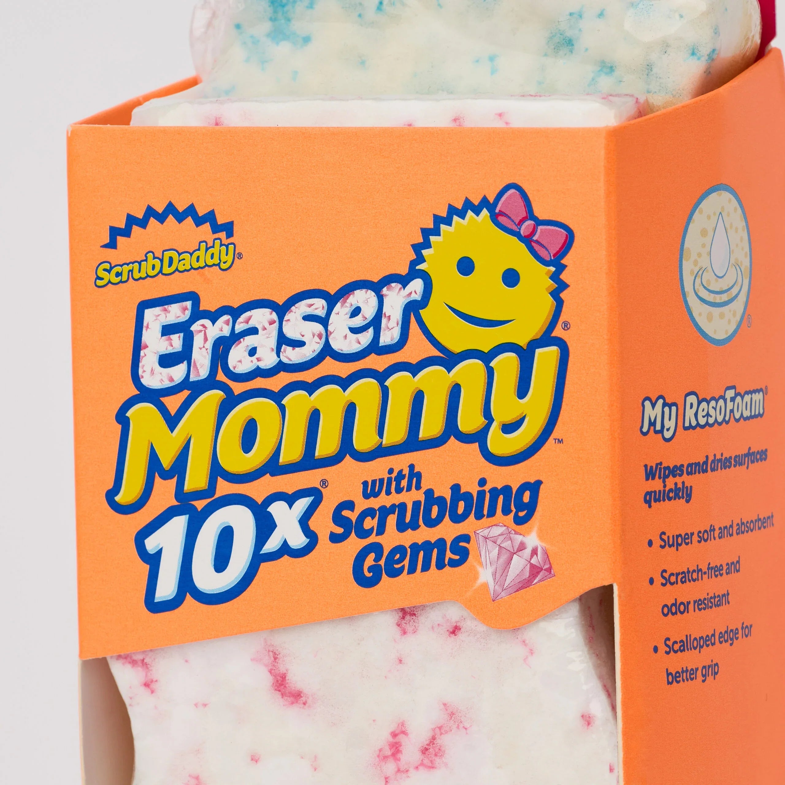 Scrub Daddy Eraser Mommy 10x with Scrubbing Gems